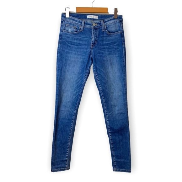FLYING MONKEY  Platinum 9" Skinny Blue Jeans - Picture 1 of 9